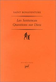 Cover of: Les Sentences : Questions sur Dieu