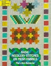 Cover of: Basic needlery stitches on mesh fabrics.