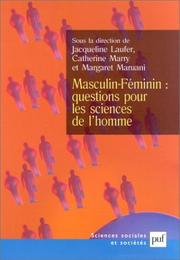 Cover of: Masculin-féminin : Questions pour les sciences de l'homme