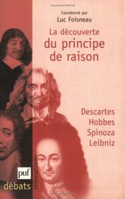 Cover of: La découverte du principe de raison