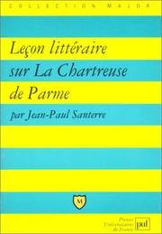 Cover of: Leçon littéraire sur La chartreuse de Parme de Stendhal