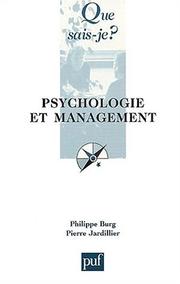 Cover of: Psychologie et Management