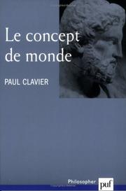 Cover of: Le concept du monde