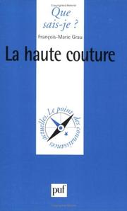 Cover of: La Haute Couture