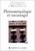 Cover of: Phénoménologie et sociologie