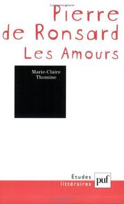 Cover of: Pierre de Ronsard : Les Amours