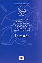 Cover of: Incestes