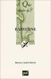 Cover of: Babylone