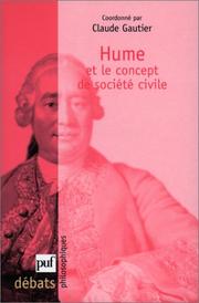 David hume et la question de la societe civile by C. Gautier