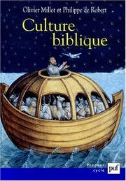 Cover of: Culture biblique