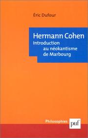 Hermann Cohen by Eric Dufour