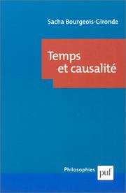 Cover of: Temps et Causalité