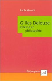 Cover of: Gilles Deleuze: Cinéma et Philosophie