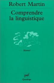 Cover of: Comprendre la linguistique