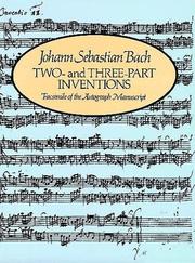 Cover of: Two and Three-Part Inventions by Johann Sebastian Bach