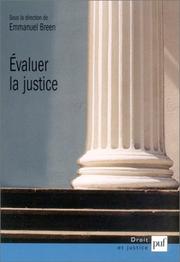 Cover of: Evaluer la justice