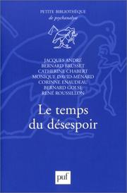Cover of: Le Temps du désespoir