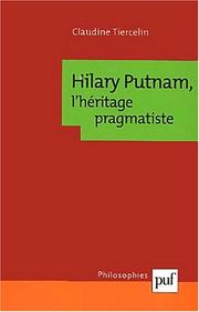 Cover of: Hilary Putnam, l'héritage pragmatiste