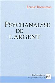 Cover of: Psychanalyse de l'argent