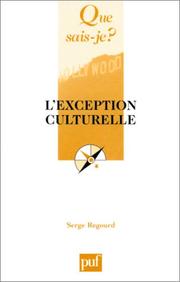 Cover of: L'Exception culturelle