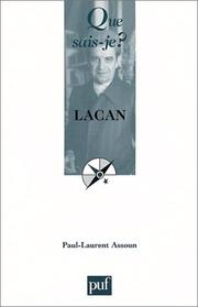 Cover of: Lacan