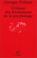 Cover of: Critique des fondements de la psychologie