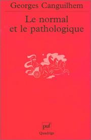 Cover of: Le Normal et le Pathologique by Georges Canguilhem