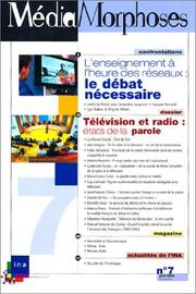 Cover of: Médiamorphoses, numéro 7 - 2003 : Télévision et Radio, états de la parole