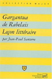 Cover of: Gargantua de Rabelais : Leçon littéraire