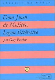 Cover of: Dom Juande Molière : Leçon littéraire