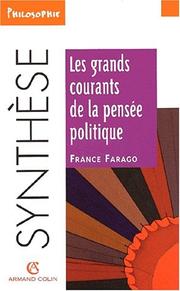 Cover of: Les grands courants de la pensée politique