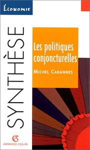 Cover of: Les politiques conjoncturelles