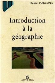Cover of: Introduction à la géographie