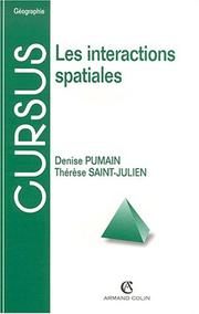 Cover of: Les interactions spatiales by 