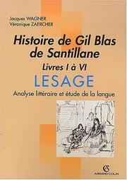 Cover of: Lesage histoire de gil blas de santillane livres I a VI