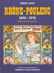 Cover of: Rhône-Poulenc, 1895-1975