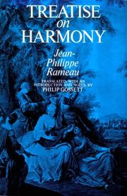 Cover of: Treatise on harmony. by Jean-Philippe Rameau