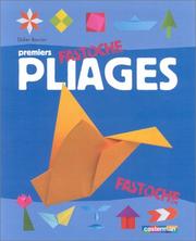 Cover of: Premiers pliages