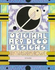 Cover of: Original art deco designs: 80 plates. by William Rowe