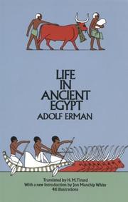 Cover of: Life in ancient Egypt. by Adolf Erman