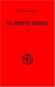 Les Antiquités bibliques, tome 2 by Jacques Cazeaux