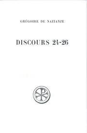 Cover of: Discours 24-26