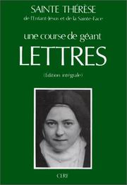 Cover of: Une course de géant by Saint Thérèse de Lisieux