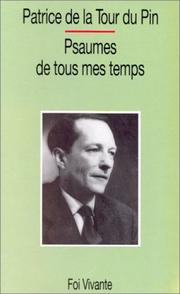 Cover of: Psaumes de tous mes temps