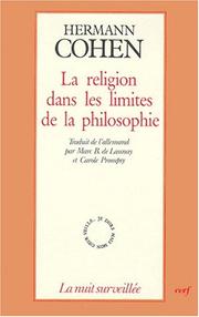 Cover of: Religion dans les limites du système de la philosophie