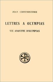 Cover of: Lettres à Olympias