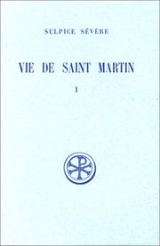 Cover of: La Vie de saint Martin, tome 1