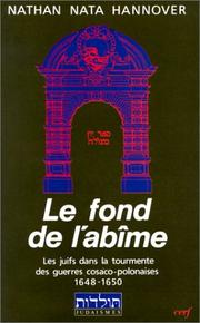 Cover of: Le Fond de l'abîme  by Nathan Nata Hannover, Jean-Pierre Osier