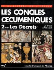 Cover of: Les Conciles oecuméniques