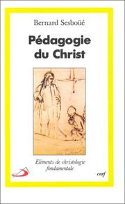 Cover of: Pédagogie du Christ  by Bernard Sesboüé